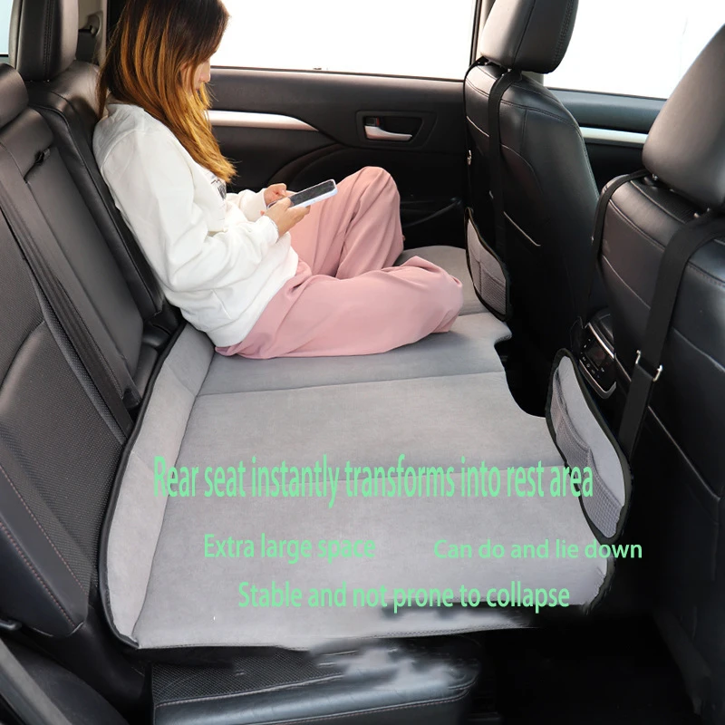 Car Camping Mattress Portable Folding Bed Car Rear Seat Travel Camping Mattress for Sleeping Automotive Interior Accessories