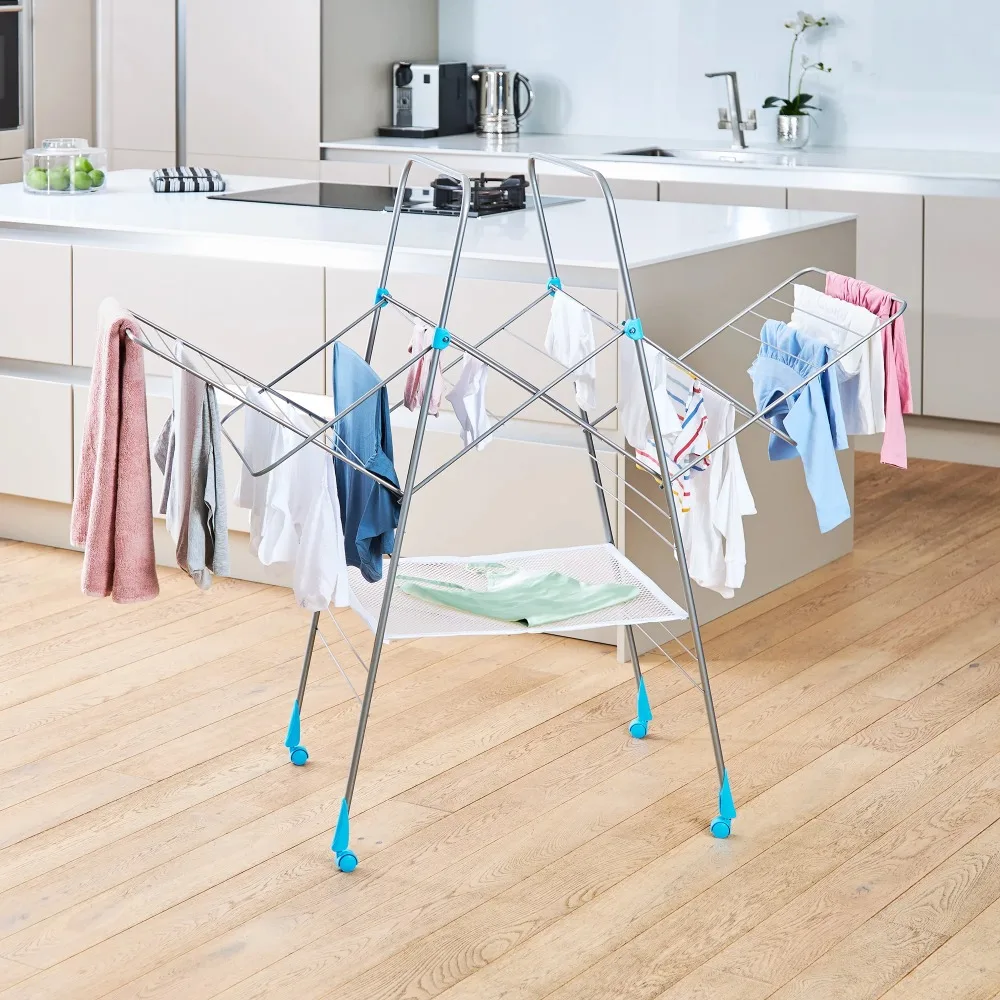 Metal Clothes Drying Rack  Rope Bedspreads - Clothes Drying Rack