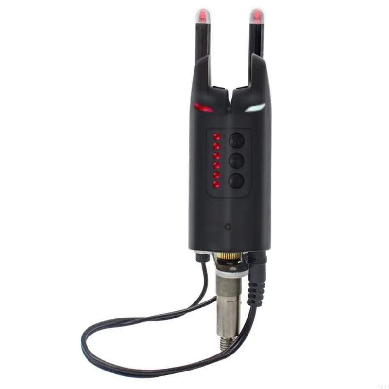 G6DE Fishing Snag Ear Bar With LED Light Portable Fishing Windproof Alarm Gear Snag Bites Bar