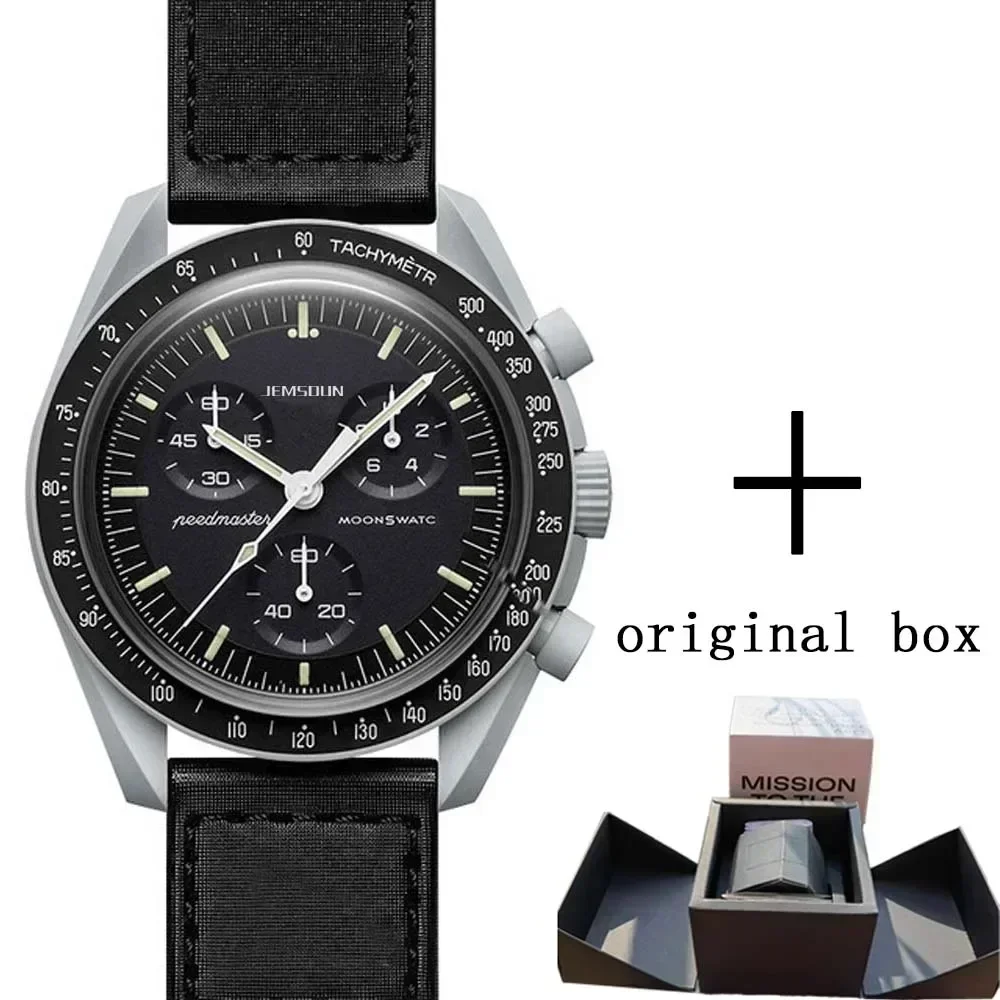 

2024 Top New Quality Original Brand Original Box Watches For Mens Plastic Case Chronograph Watch Explore Planet AAA Male Clocks