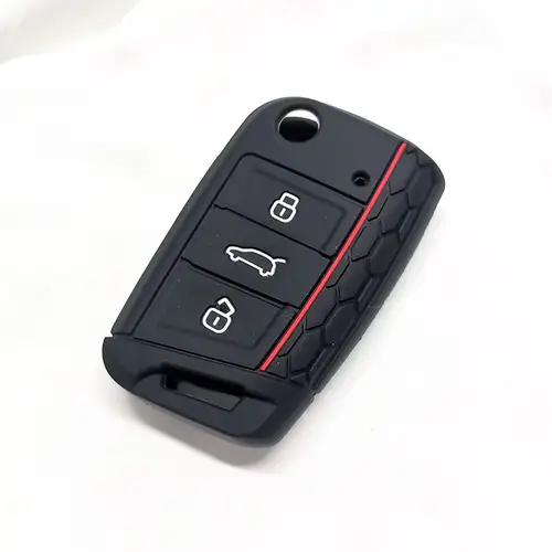 For VW Golf 7 GTI POLO T-Cross T-Roc Touran Tiguan Skoda Octavia Rapid Kodiaq Fabia Seat Ibiza Leon Ateca Arona Key Case Cover - Image 2