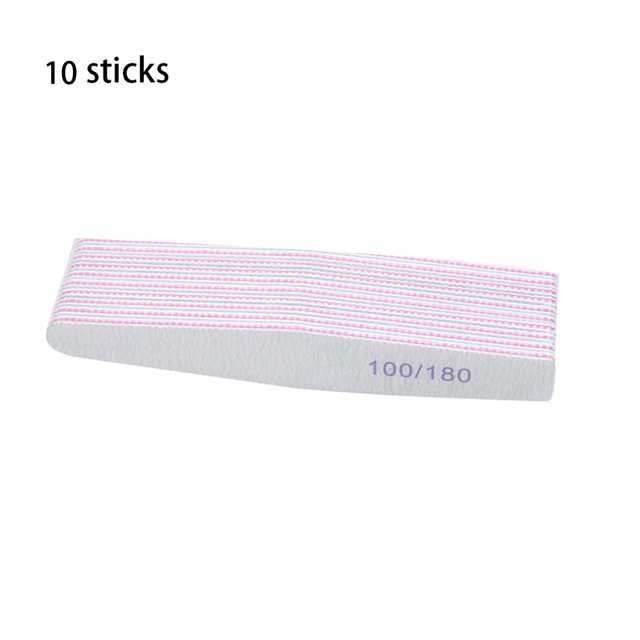 File 100 To 180 Manufacturers Buffs Lime-sand Nail Files 100x180 For Manicure Tools Professional Filer Touch Nail Remove