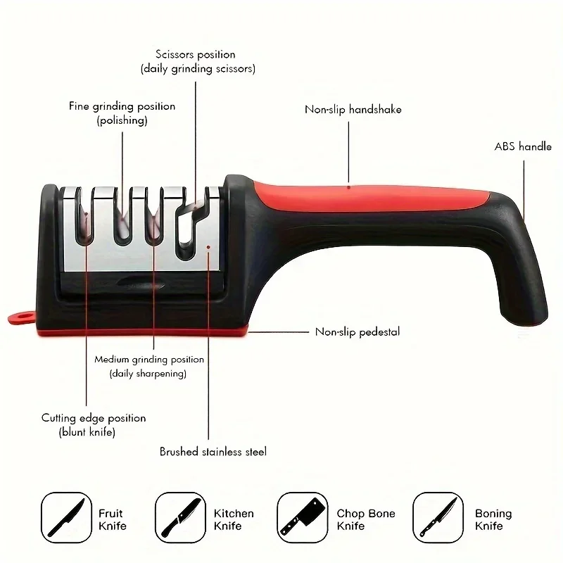 1 Piece Knife Sharpener Professional Kitchen Knife Sharpening Stone Sharpening Tool Household Stone