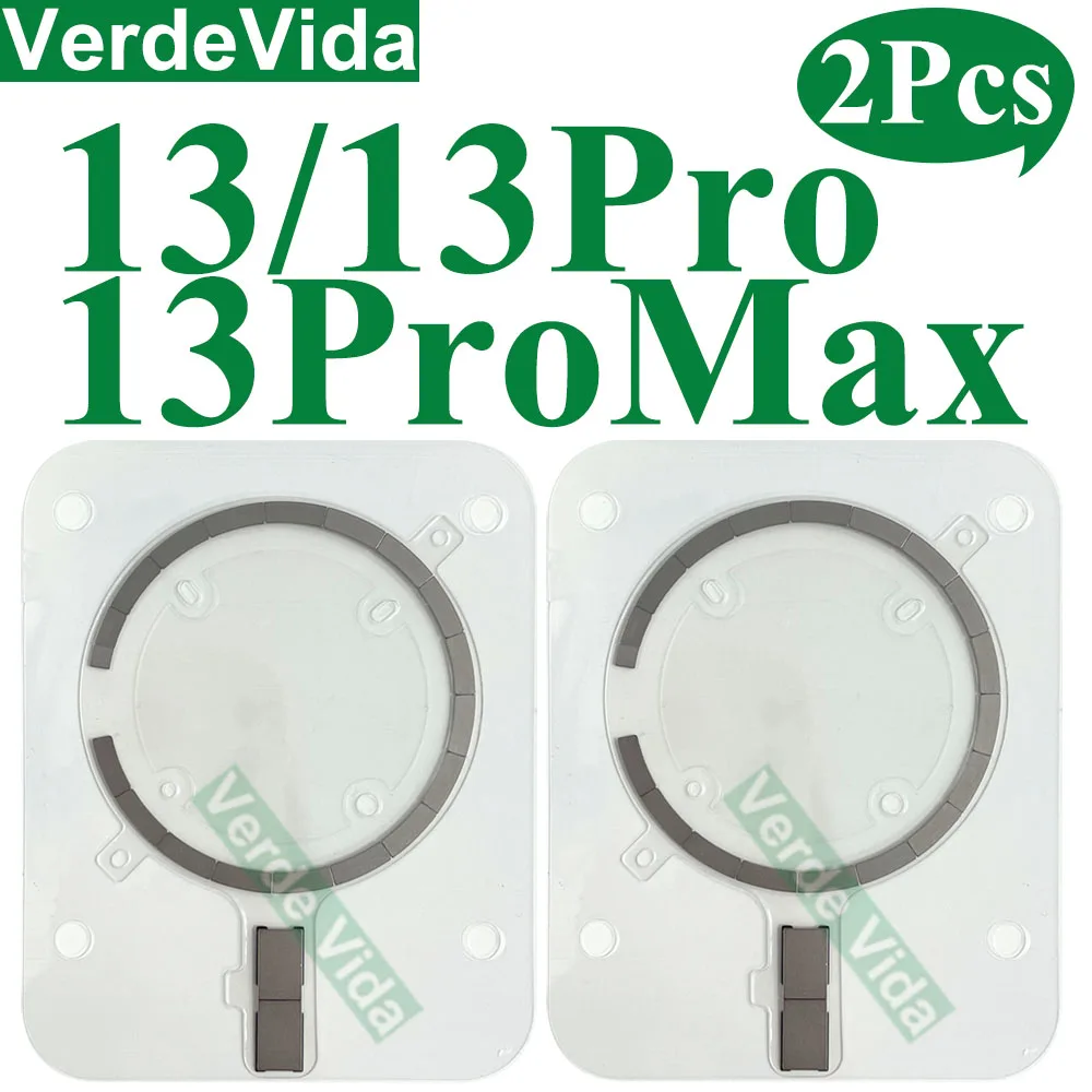 2Pcs 무선 NFC 충전 MagSafe 자석 iPhone 13 Pro Max 15 16 14 Plus 12 미니 NFC 자기 Magsafe 자석 서클 링
