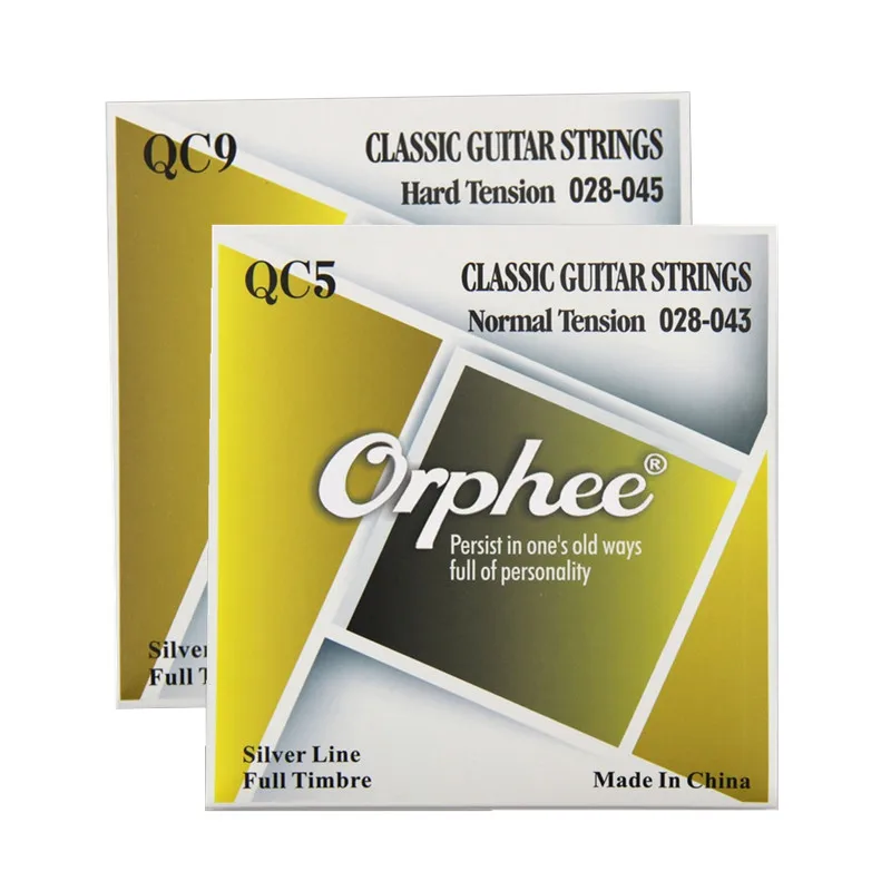 Orphee QC5 QC9 028 043 045 Classical Guitar Strings Nylon Silver