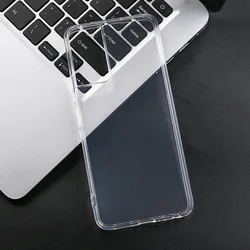 Durable Soft TPU Silicone Phone Case - Protective Back Cover for TCL 40XL (Transparent)