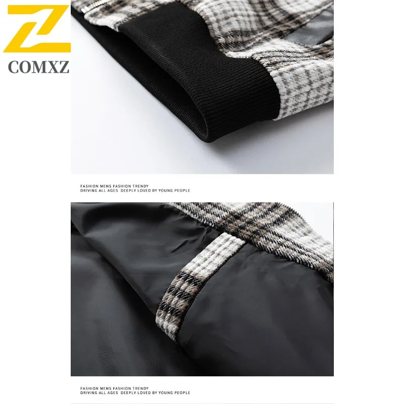 Men's Japanese Style Work Jacket Oversized Plaid Waterproof windproof Coat Vintage Utility Outerwear Loose Fit Casual Streetwear