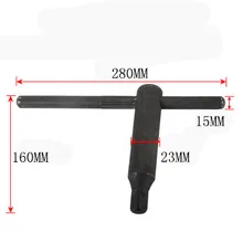  Milling Lathe Chuck Square Key Wrench Spanner Tool 8MM 10MM 12MM 13MM 14MM17MM Chuck Wrench 