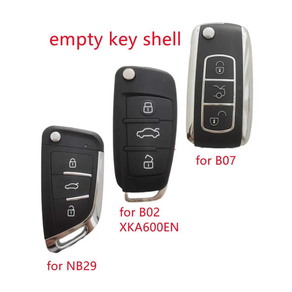 Key Case VVDI/KD Universal Remote Key Case Shell without Blade XKA600EN B29 B07 No