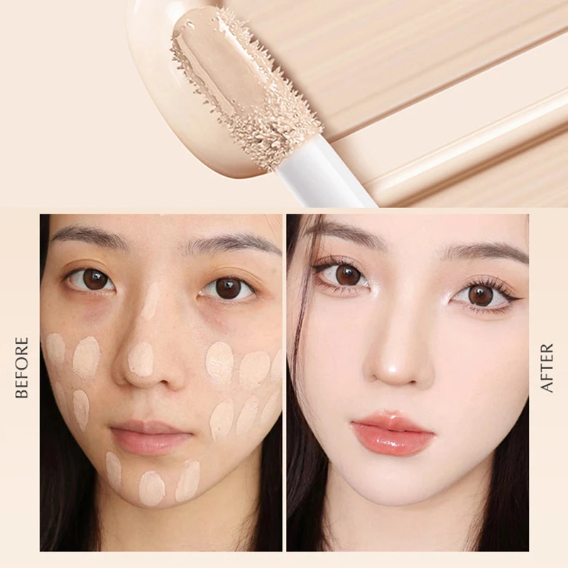 Liquid Concealer Liquid Concealer Waterproof Moisturizing Face Concealer Cream Long Lasting Cover Dark Eye Circles Acne Whitening Face Makeup