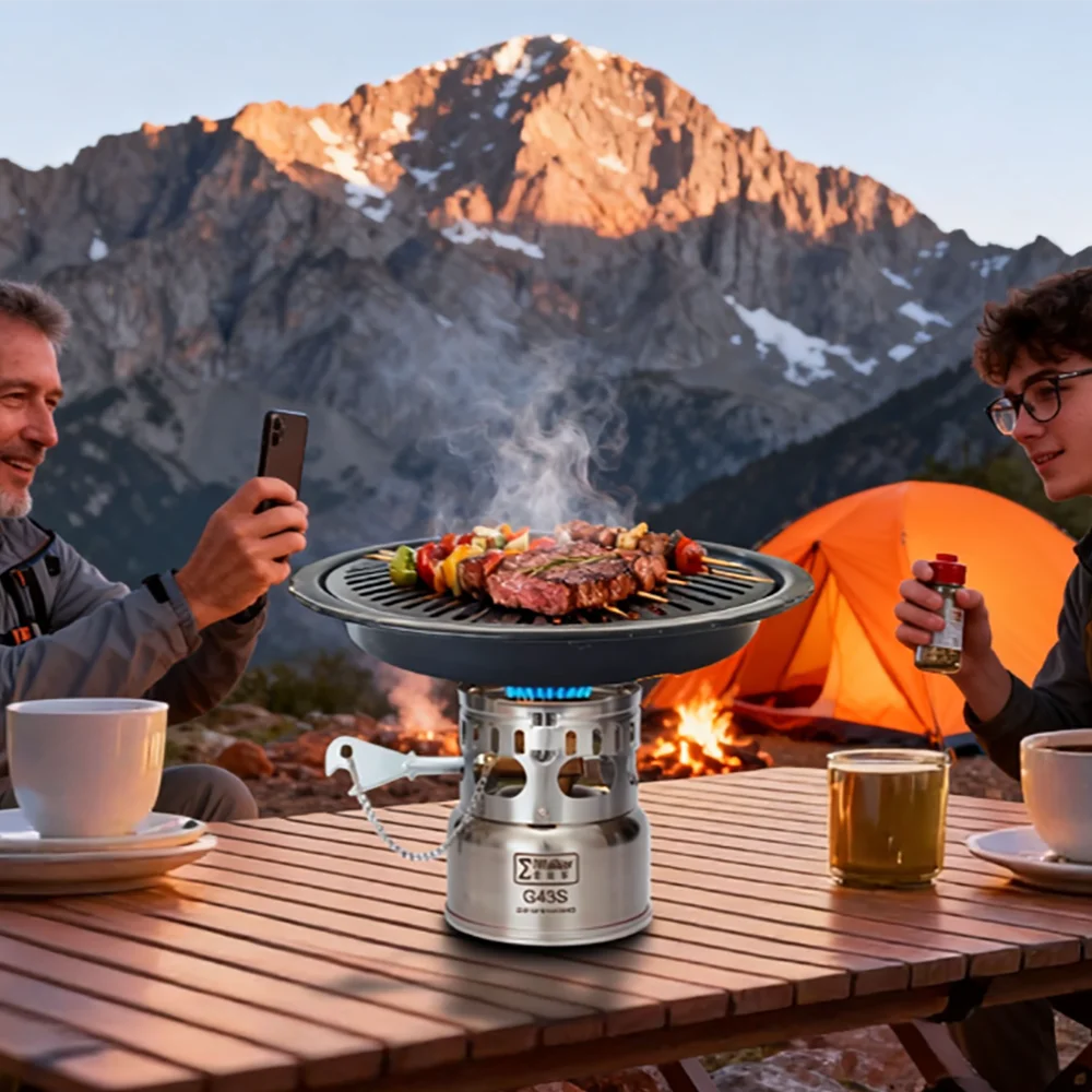 IWALKER G43 G43S Camping Stove Outdoor Gasolin e Stove Burner