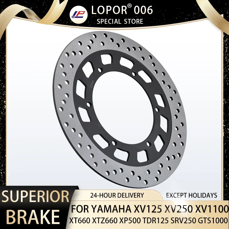 LOPOR-282MM-Motorcycle-Left-Front-Brake-Disc-Rotor-For-YAMAHA-GTS1000 ...