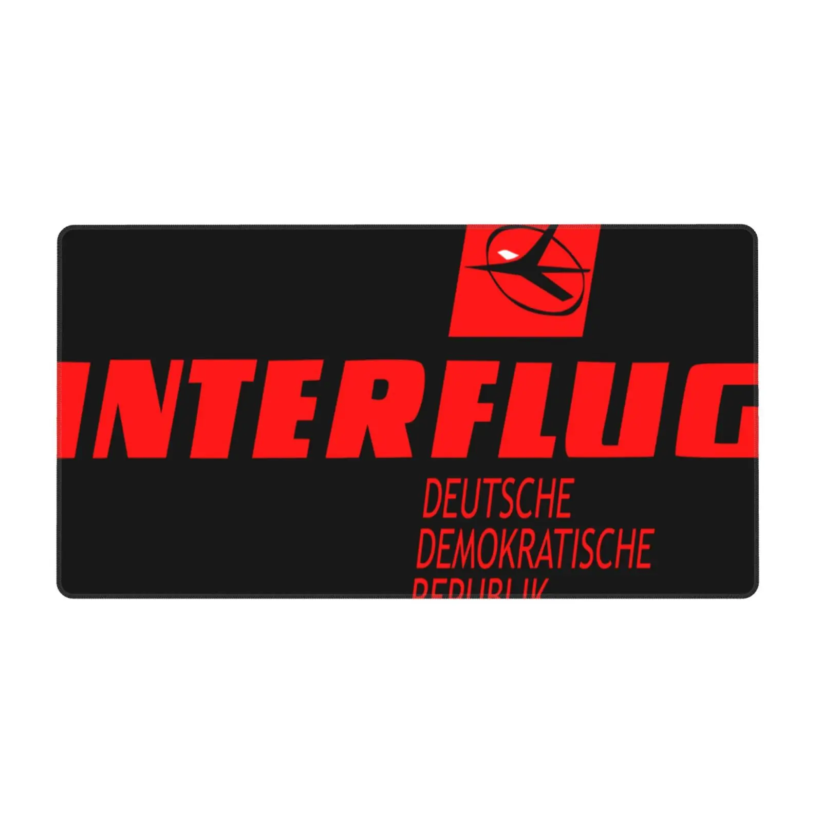 Коврик для мыши Interflugeast German Airlines Ddr Настольный коврик Xxl Rgb Pc геймерские коврики