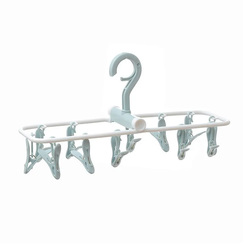 Sock Drying Clip 12 Multifunctional Cloth Hanger Household Drying