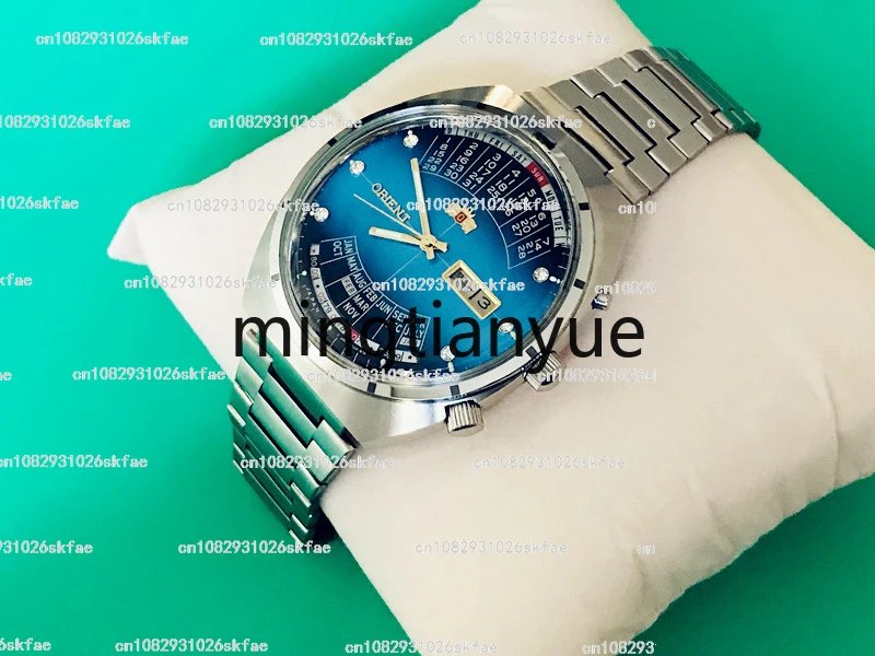 

Original Japanese watch, Oriental Double Lion perpetual calendar fully automatic mechanical watch, perpetual calendar watch