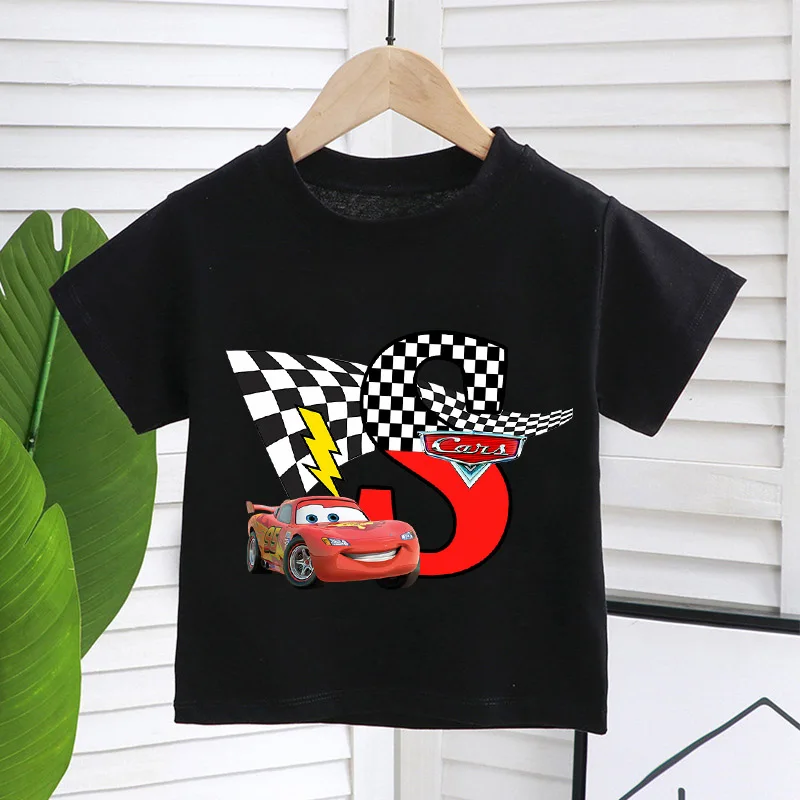TCB Mcqueen Embroidered White Color Kids T-shirt