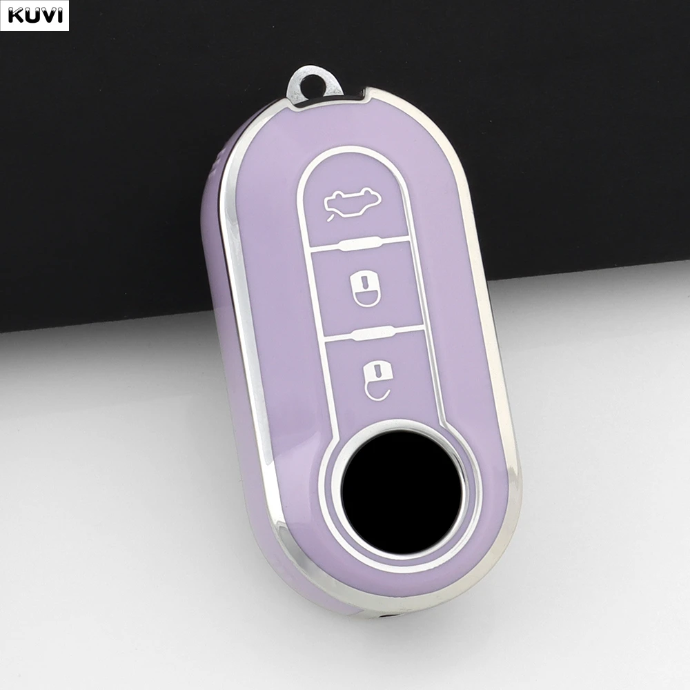 Luxury TPU Car Remote Flip Key Case Cover, 10-Pack