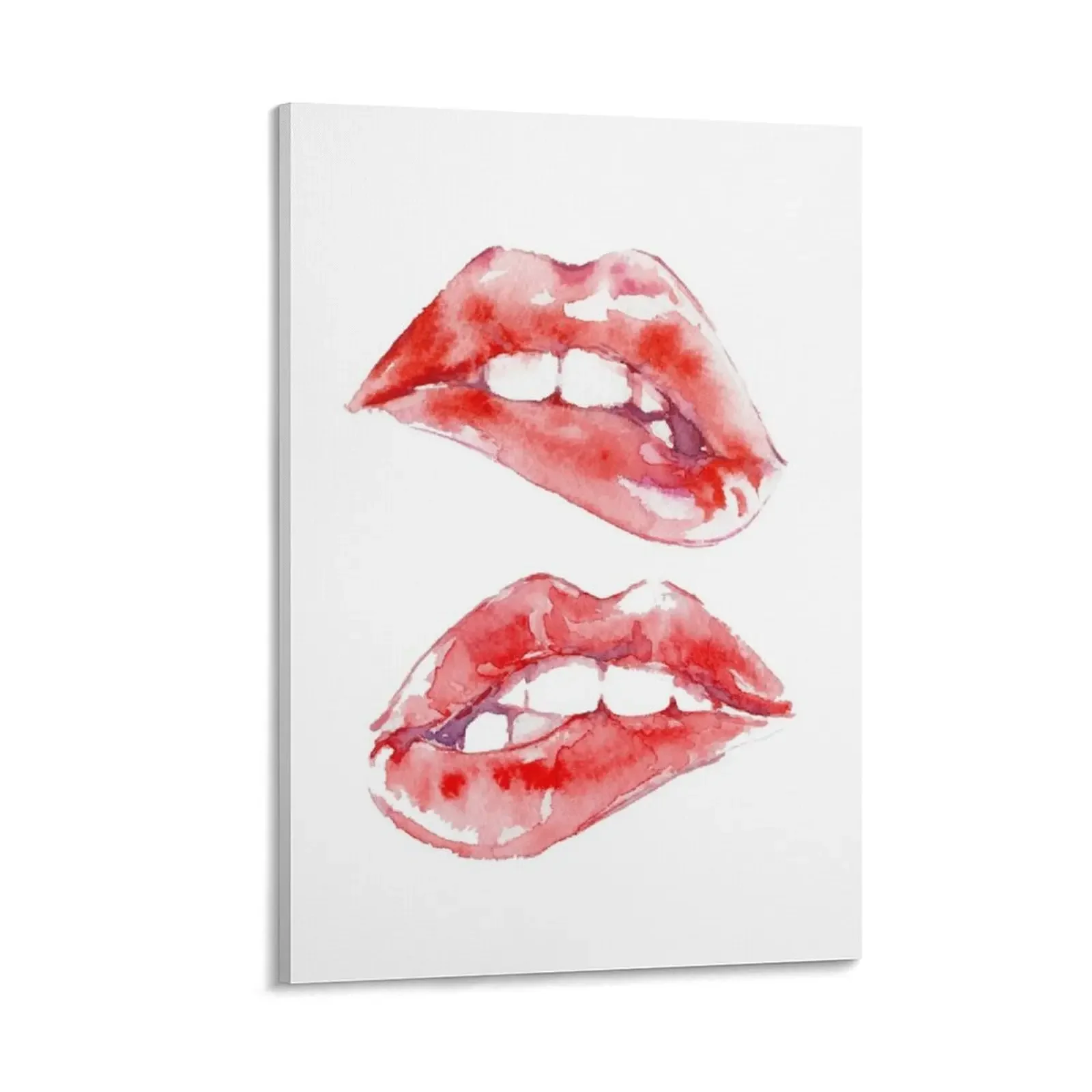 

Biting Lips Canvas Painting fashion wall paintings home and decoration