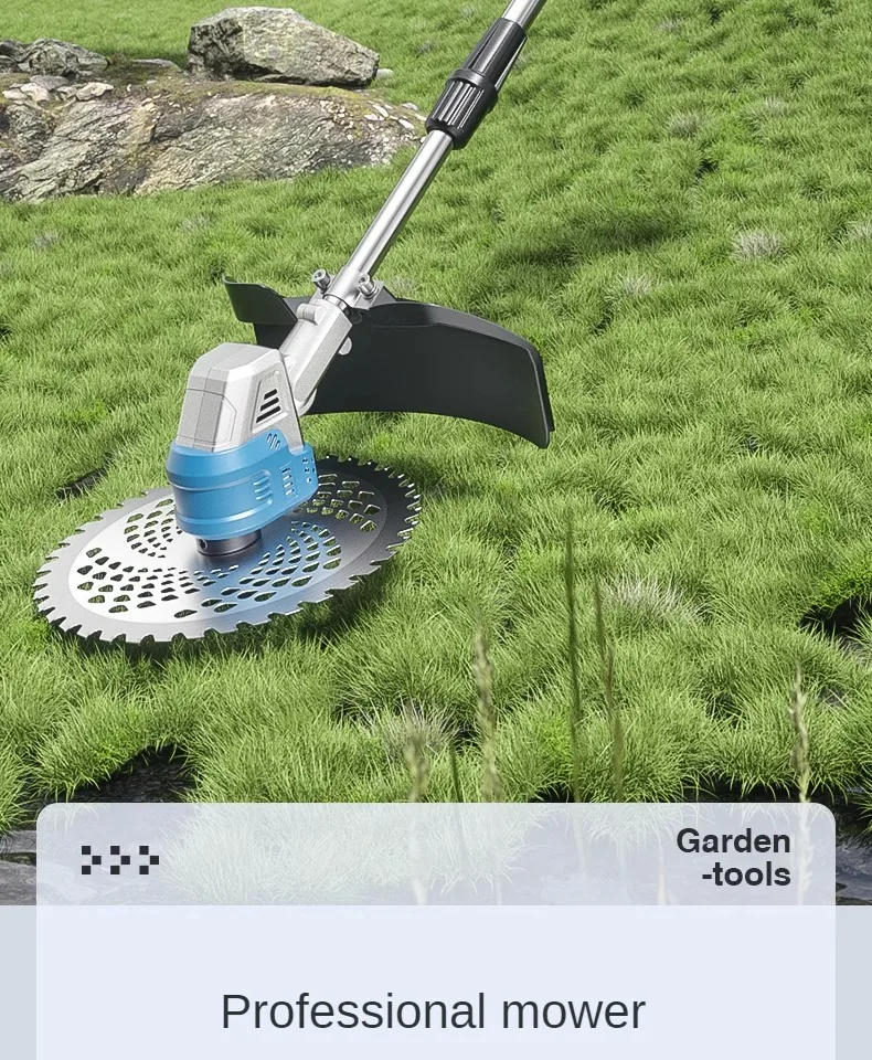 ハンドヘルド電動芝刈り機 小型家庭用充電式新芝刈り機 多機能