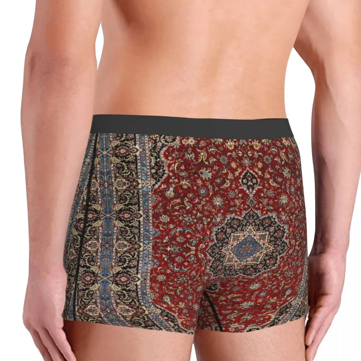 Custom Male Fashion Vintage Oriental Traditional Moroccan Turkish Style Underwear Boxer Briefs Men Soft Shorts Underpants 4