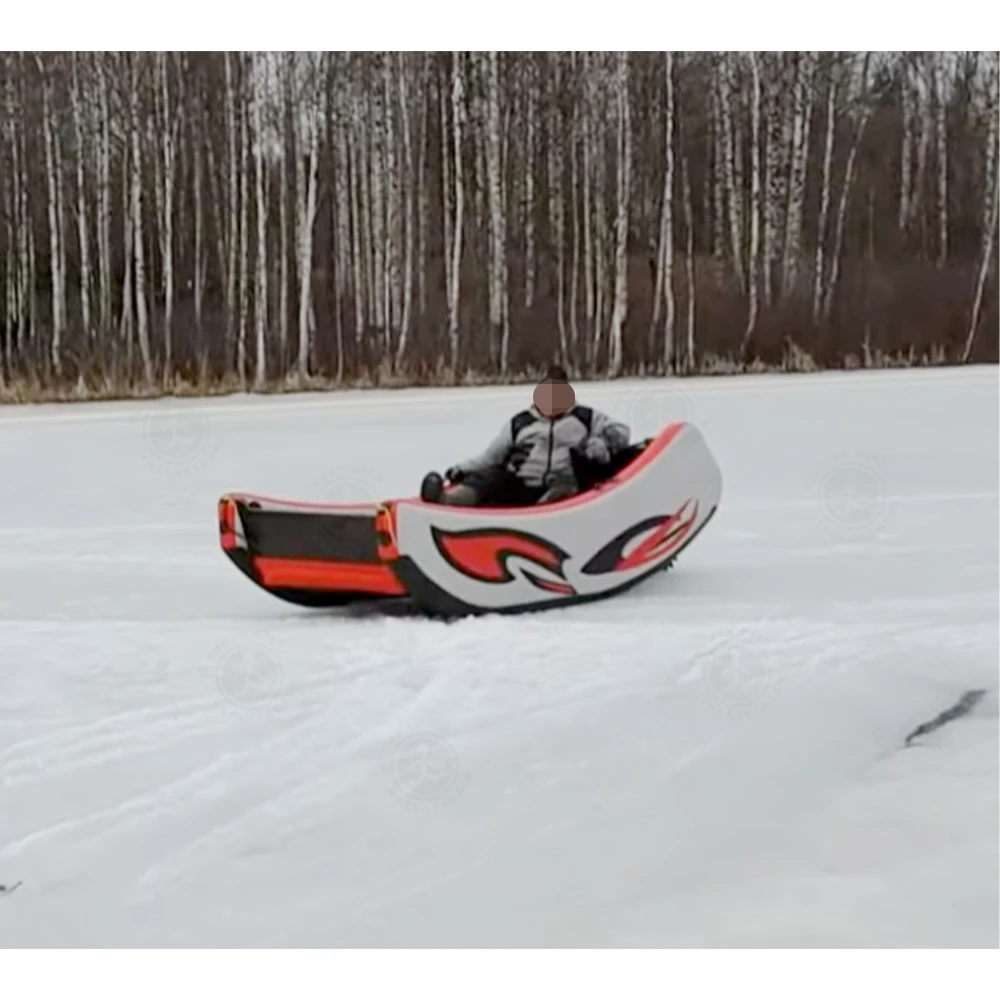 New Design Inflatable Pneumatic Catamaran Water&Snow Sled Inflatable Snow Sledge for Sliding or Skiing