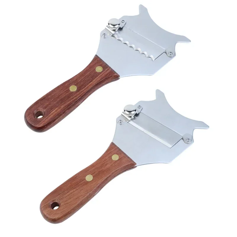 Stainless Steel Wooden Handle Truffle Planer Beech Wood Rosewood Handle Truffle Planer Slicer Knife
