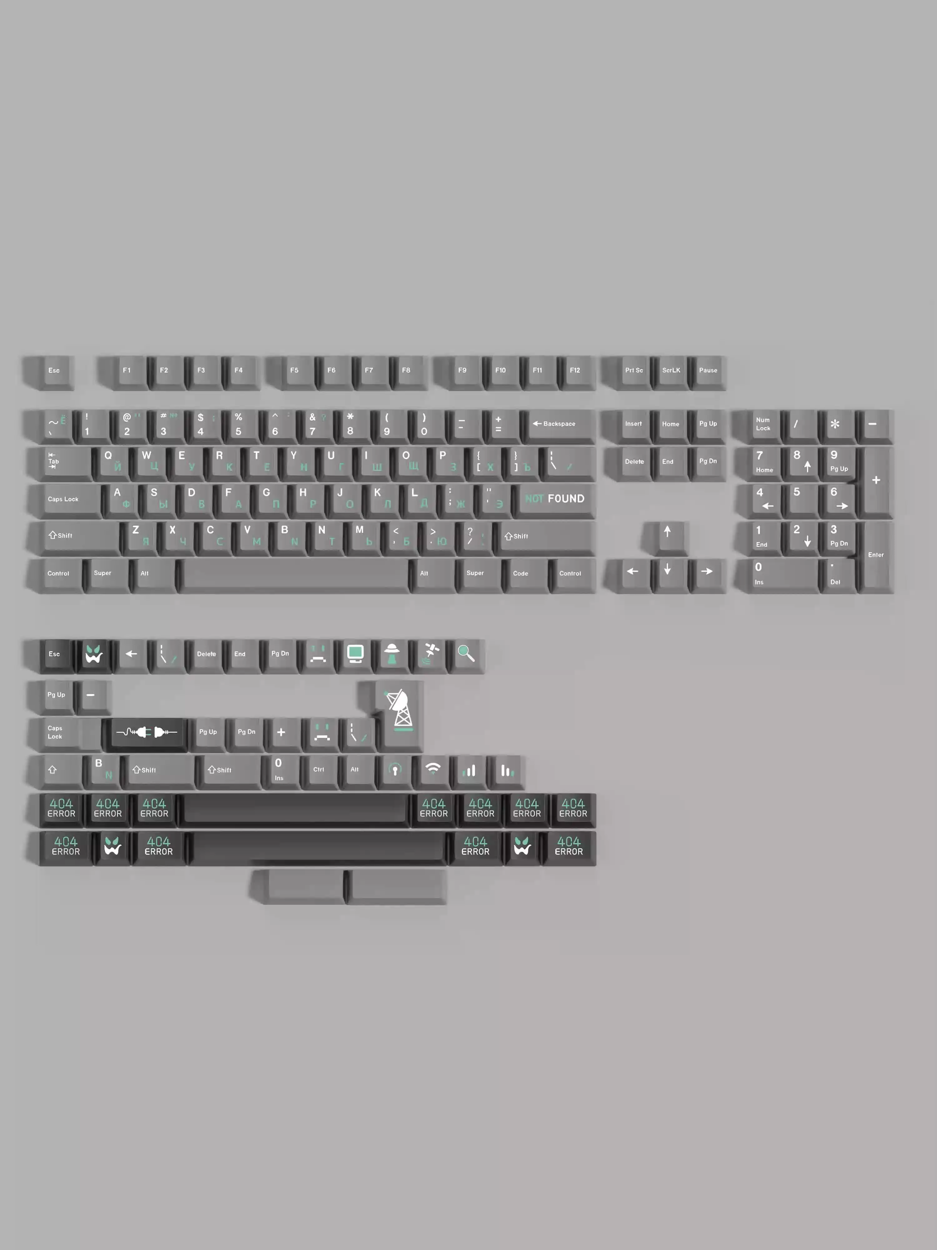 メカニカルキーボード用jtkプロファイルキーキャップ、チェリー