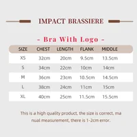 Impact Sports Bra With Logo Women Seamless Halter Bra Open Back Yoga Top Bras Medium Support Gym Crop Top Padded Sportswear 2