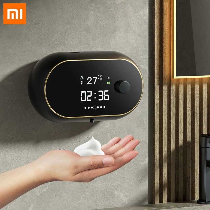 

New Xiaomi Soap Dispenser Wall Mounted Induction Automatic Touchless Soap Dispenser USB Rechargeable Electric Soap Dispense