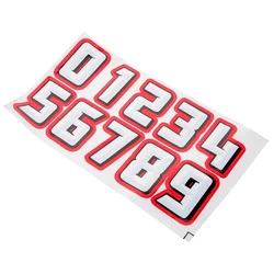 Sticker Hockey Nail Sticker Decals Baseball Personalized Multifunctional Number Reflective Film Football Numbers