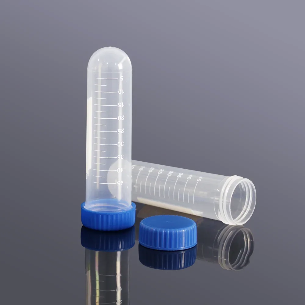 Biosharp 50ml Screw Top Centrifuge Tube Sterile Experimental Equipment Teaching Supplies Life Science Test Tube 50Pcs