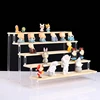 Wood Acrylic Shelf Display Stand Hand-made Figure Doll Décor Animation Car Model Perfume Blind Box Shelves Organizers Storage 4