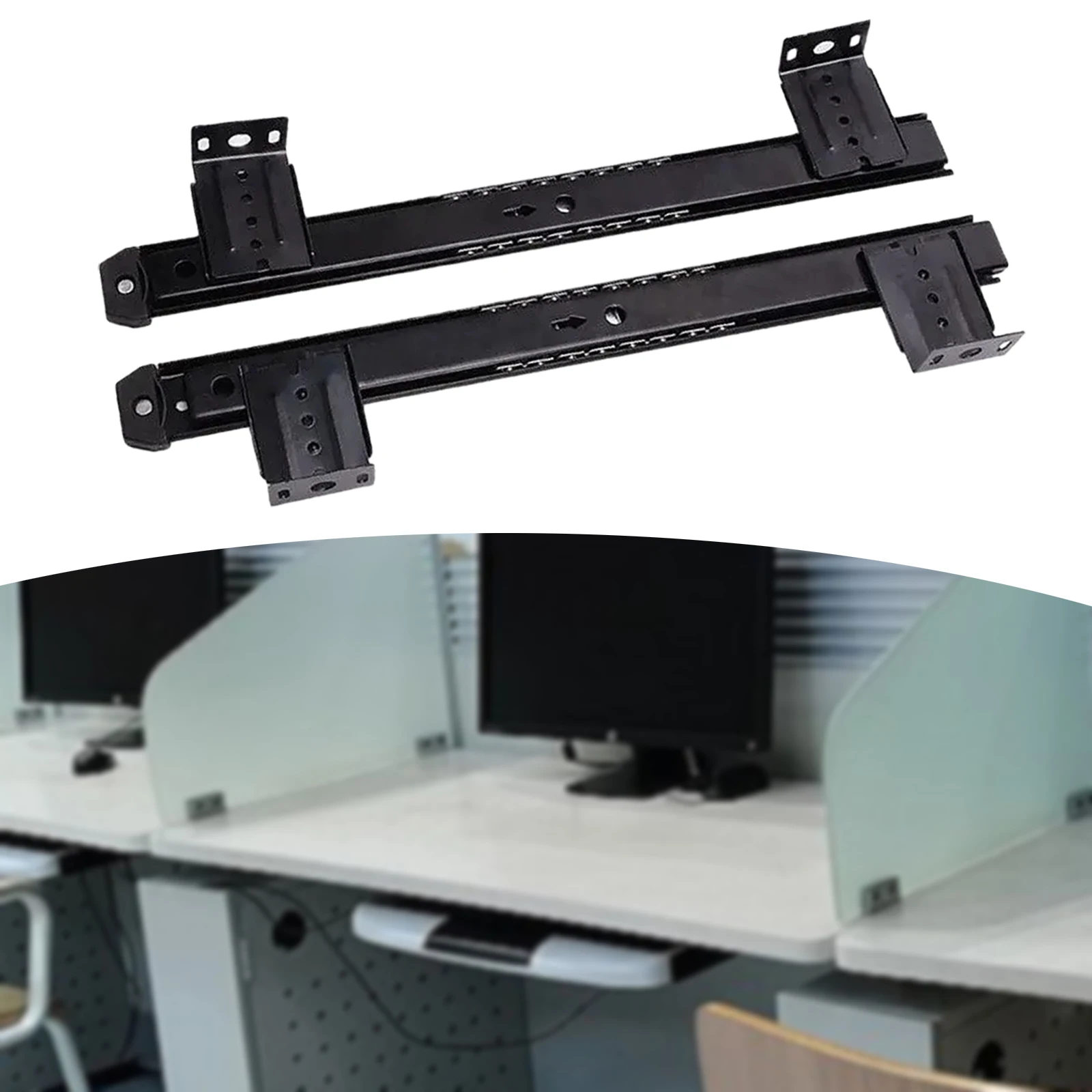 Preducts キーボードトレイ　ブラック　60cm キーボードスライダー Keyboard Tray | PREDUCTS