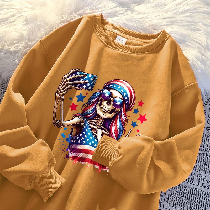 Photo Of A Beautiful Skeleton Person Man Sweatshirt Street Oversize Warm Hoodies Loose Casual Fleece Hoodie Hip Hop S-Xxl Mens