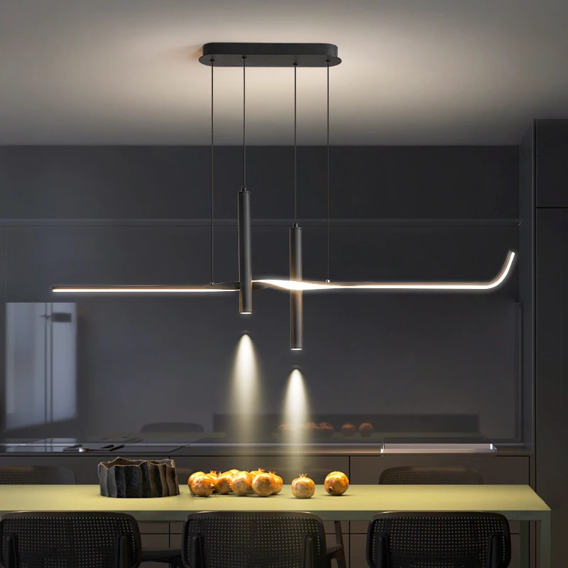 

LED Dining Table Pendant Light Modern Minimalist Pendant Lamp for Kitchen Dining Room Living Room Home Decor Hanging Fixtures