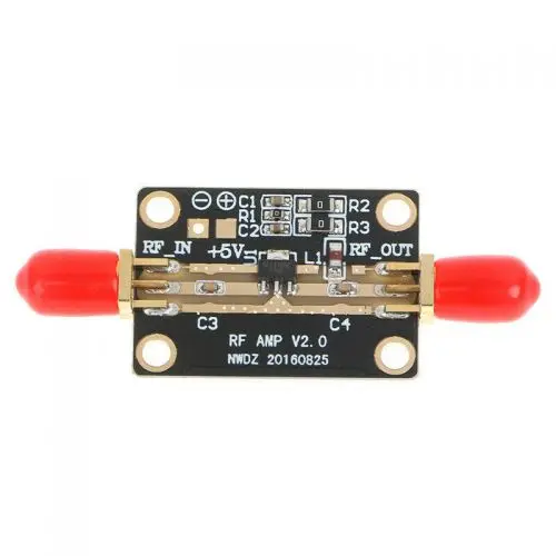 Low Noise Amplifier LNA 0.05-4GHz NF = 0.6dB RF FM HF VHF / UHF Ham Radio High Linearity Frequency Modules rf amplifier