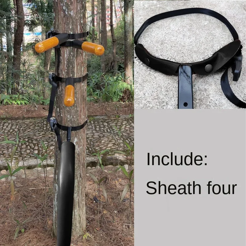 Wooden Piles Wing Chun Outdoor Park Tied Tree, Easy Carry Bundled, Fast Installation