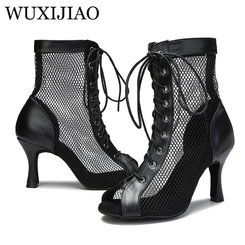 Wuxijiao New Purple Summer Women's Soft Sole Dance Shoes Jazz Latin