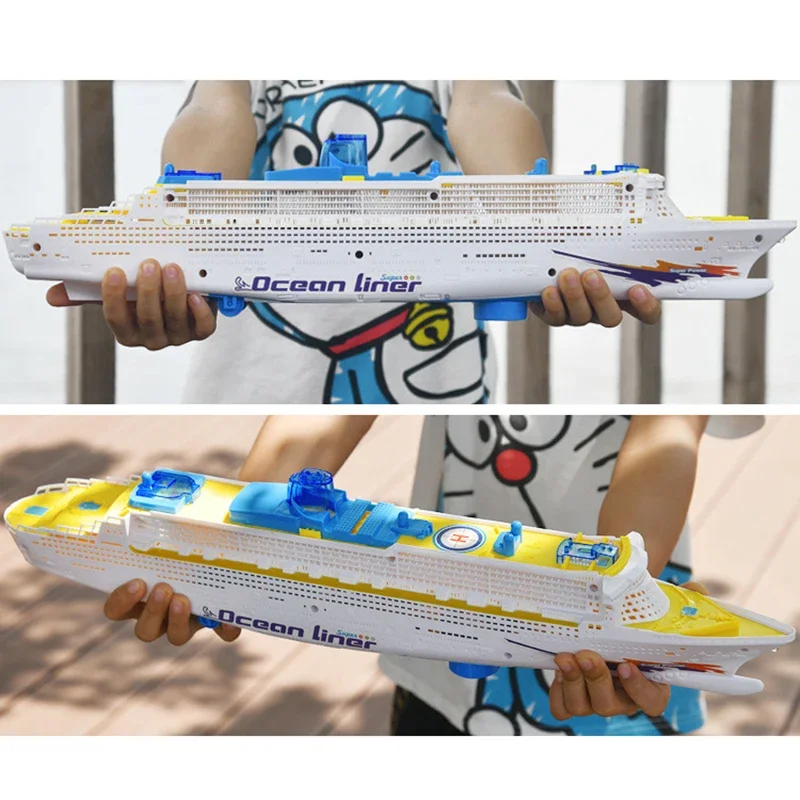 Cruise Ship Toy Ocean Liner Cruise Ship Boat Electric Ship Toy With Flashing Light And Sound Fun Nautical Decorations Boat Toy 3