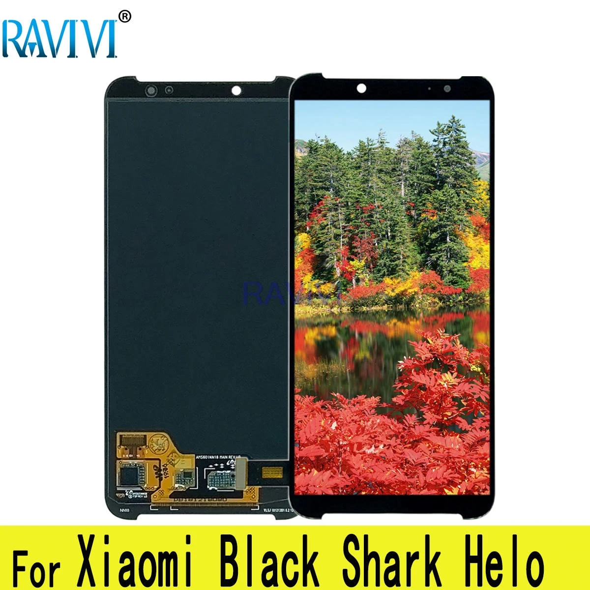 

ЖК-дисплей 6,01 "Helo AMOLED для XIAOMI Black Shark Helo, сенсорный экран, протестированный дигитайзер в сборе для XIAOMI BlackShark Helo