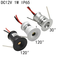 DC12V 1W Mini LED Downlight Dimmable Spotlight IP65 Stair Cabinet Light Spot Light Ceiling Spot Lighting Outdoor DJ Party Lamp 1