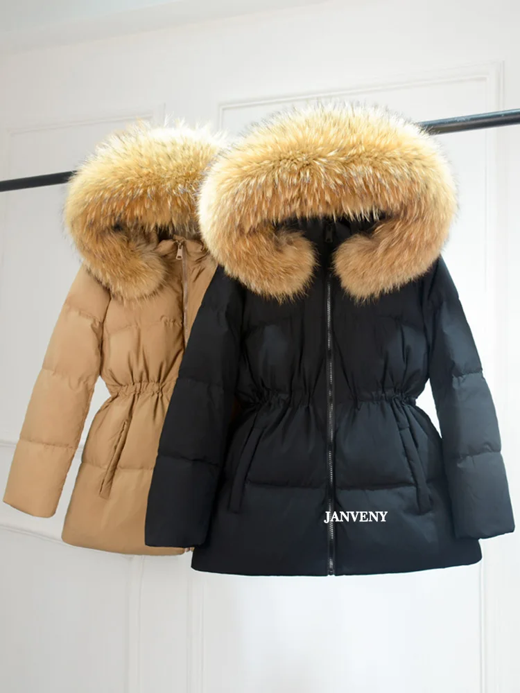 Jacket Luxury Fashion Fur Luxury Female Jackets Coat Women Raccoon