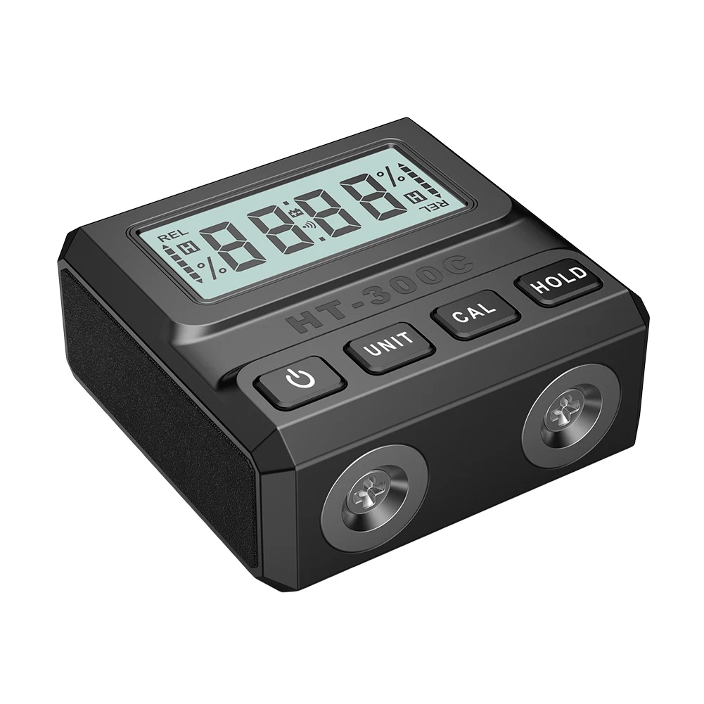 디지털 각도기 4*90 °   자석 베이스가 있는 각도 측정기, 전자 경사계, 측정 상자