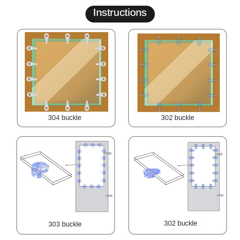 50pcs Plastic Glass Panel Retainer Clips Clear Mirror Holder Clips for Cabinet Door Glass Retainer Mirror Cabinet Fix