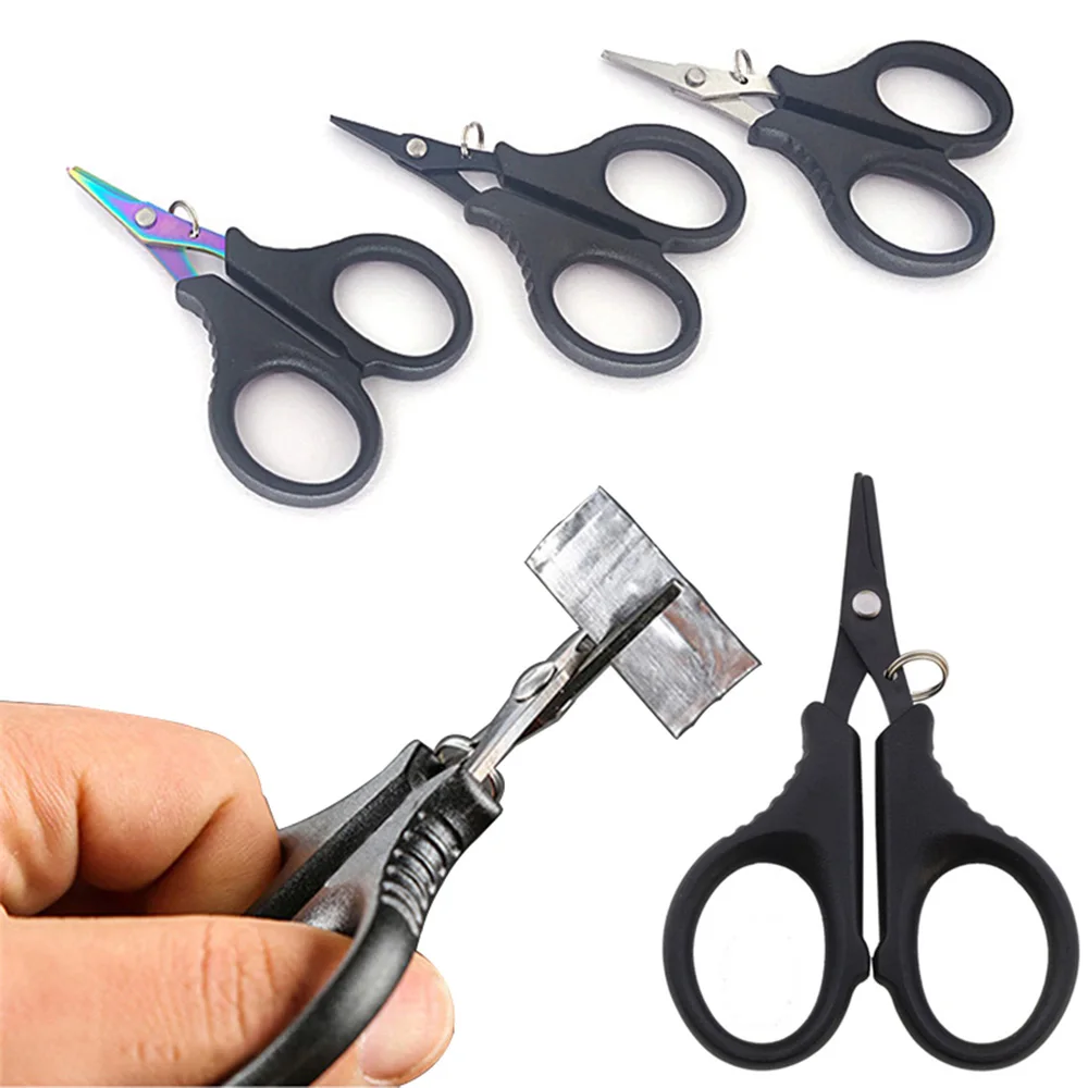 Description Picture 4 of itemPortable Multifunction Fishing Scissor Stainless Steel Scissors Cut Pe Braid Line Lure Oxford Bag Fishing Tool Accessories