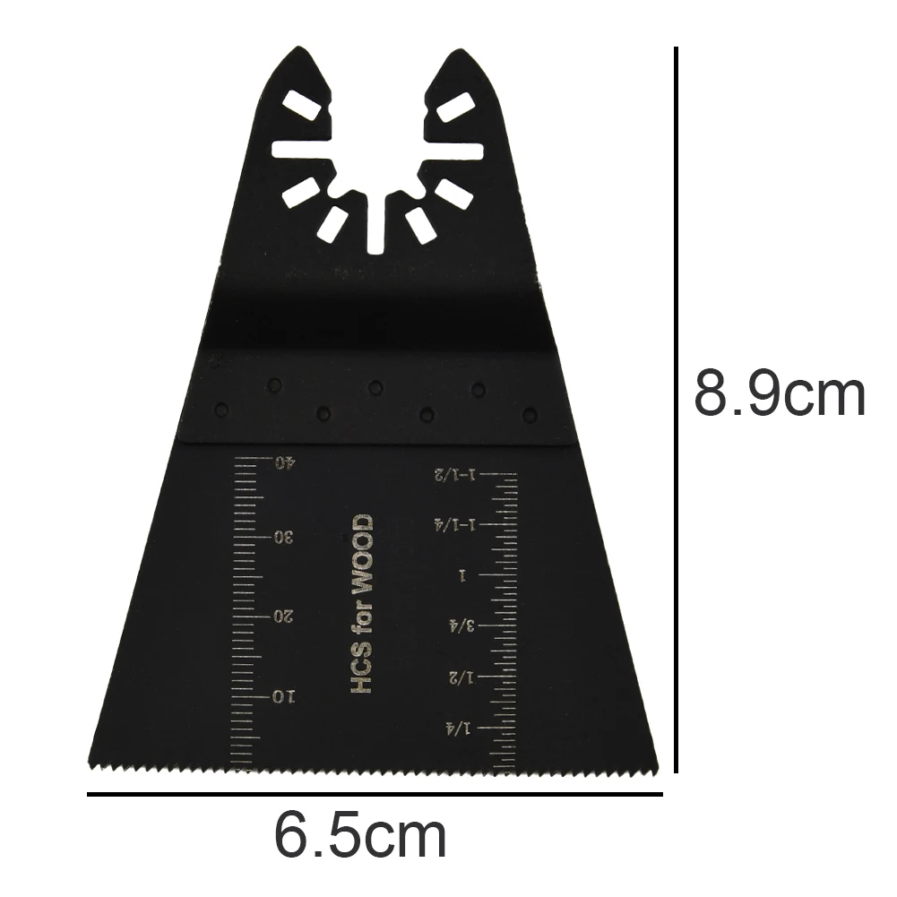 

High Quality Durable Saw Blade Blade Wood 1pc 65mm/2.6Inch Black High Carbon Multi-Tool Opening Hole Oscillating Saw