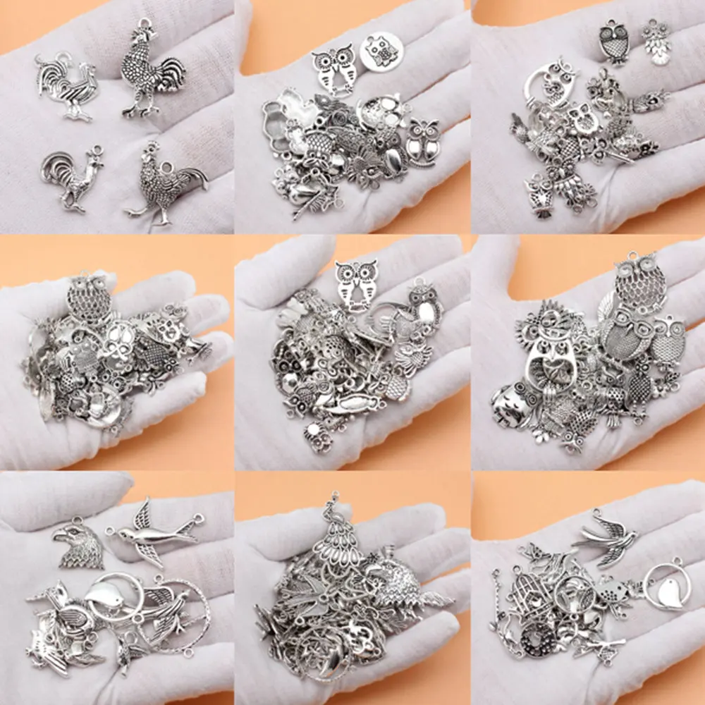 

Bird Mix Set Charms Findings Wholesale Vintage Jewelry