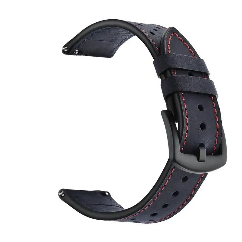 Elegant 22mm Leather Watch Band - Premium Accessory