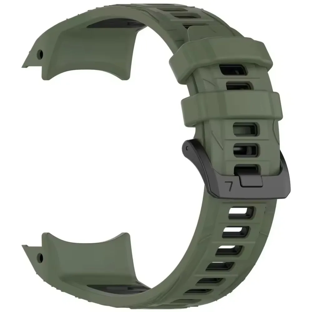 Two-Tone Soft Silicone Sports Strap – Comfortable Band for Garmin Instinct