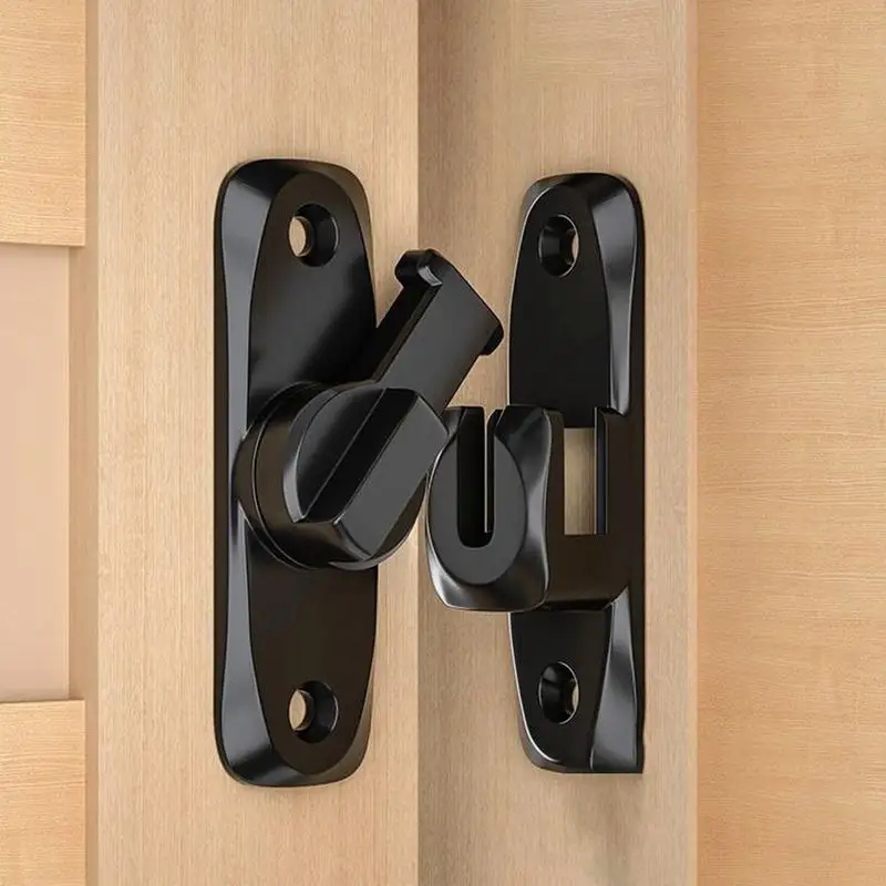 Heavy Duty Gate Latch Cabinet Latch Heavy Duty Anti-theft Hardware 90/180 Swing Door For Gate Barn Garage Garden Fence